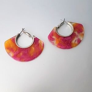 GEOMETRIC ACRYLIC EARRINGS Fun And Whimsy